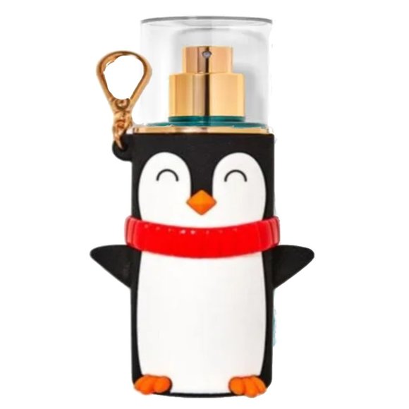Bath & Body Works Cheerful Penguin Travel Size Fine Fragrance Mist Holder - Picture 2 of 2